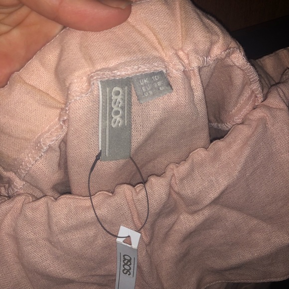 Asos Ruffle Off-the-shoulder Mini Dress - Picture 2 of 2